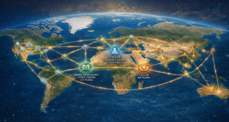 Asian-Global Networks and Relationships in the Modern Spread of Buddhism